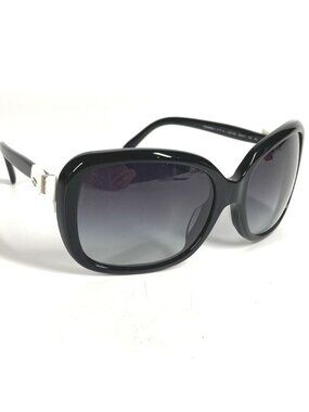 Chanel Sunglasses Ribbon CC Coco Mark Logo 5171-a Acetate Black
